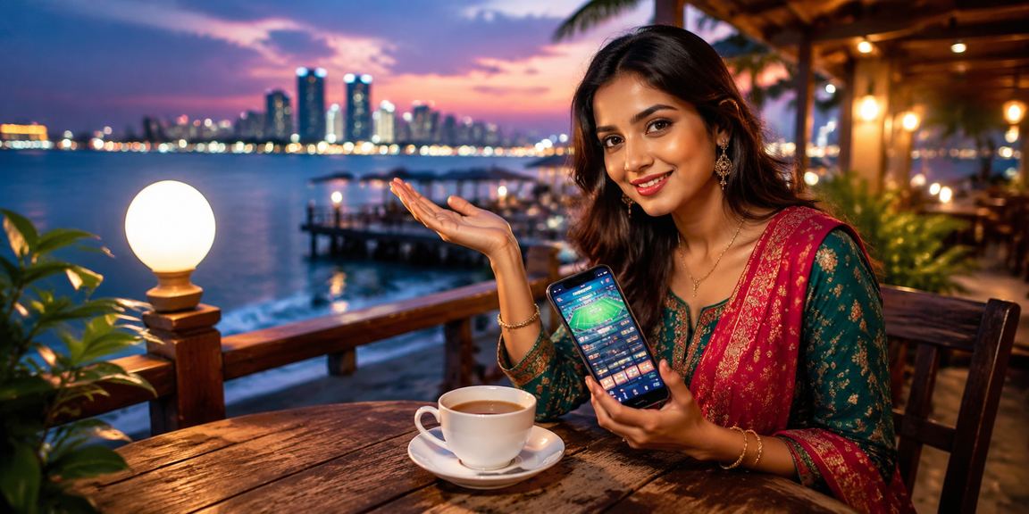 কক্সবাজারে চা বাগানের পাশে মোবাইলে baji123 ক্যাসিনো বোনাস উপভোগ করছেন একজন ব্যবহারকারী