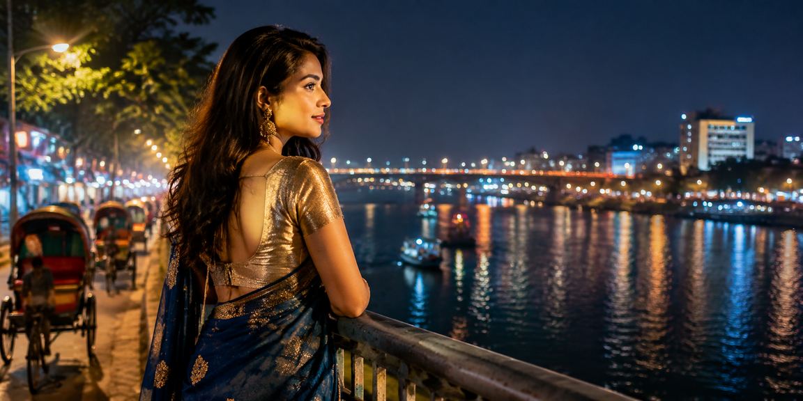 ঢাকার রাস্তায় রিকশার পাশে মোবাইলে ফুটবল বেটিং টিপস দেখছেন
